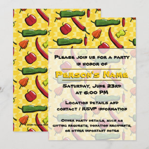 Invitation à la World of Chili Peppers Party
