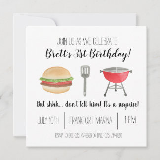 Invitation à l'anniversaire de cuisine