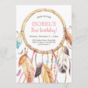 Invitation à l'anniversaire de Dream Catcher