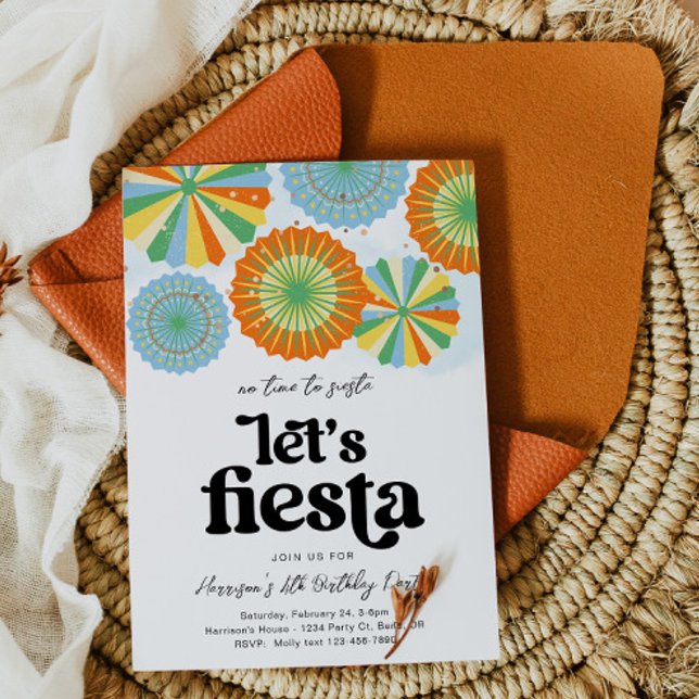 Invitation à l'anniversaire de Fiesta (Créateur téléchargé)