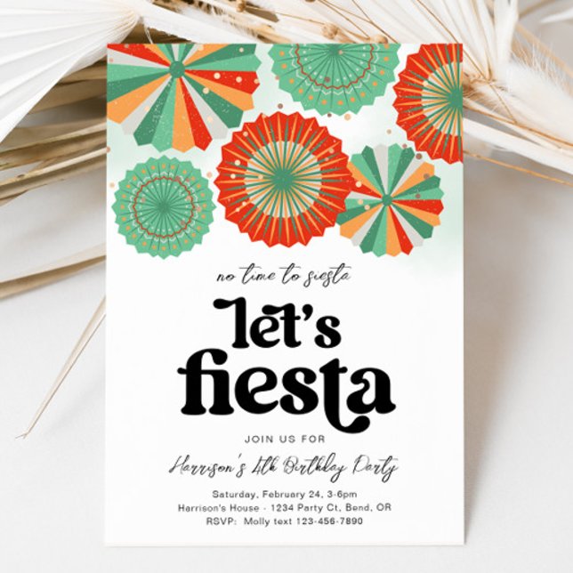 Invitation à l'anniversaire de Fiesta (Créateur téléchargé)