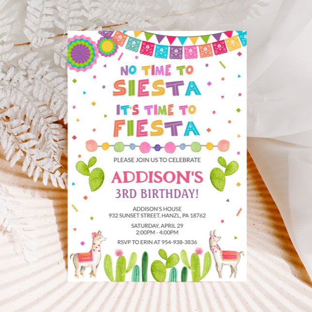 Invitation à l'anniversaire de Fiesta (Créateur téléchargé)