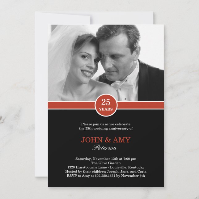 Invitation à l'anniversaire de la bande (Devant)