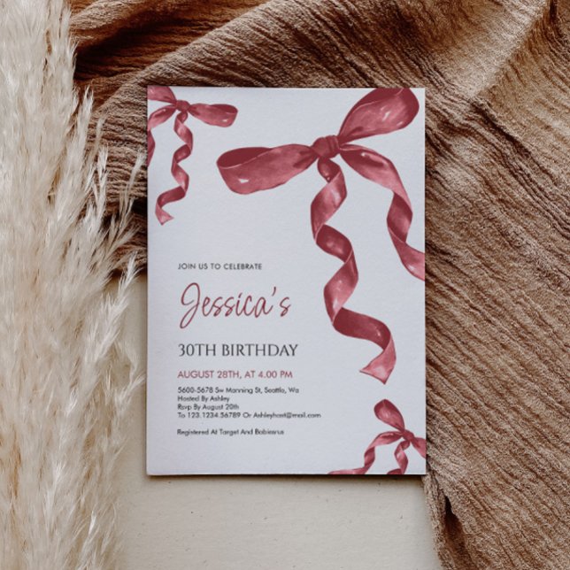 Invitation à l'anniversaire de la Bow de Bourgogne (Créateur téléchargé)