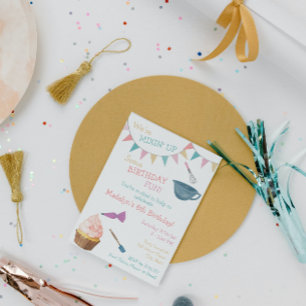 Invitation à l'anniversaire de la cuisson