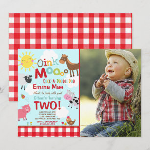 Invitation à l'anniversaire de la ferme Old MacDon