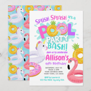 Invitation à l'anniversaire de la fête de la pisci