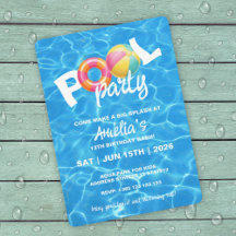 Invitation à l'anniversaire de la fête de la pisci