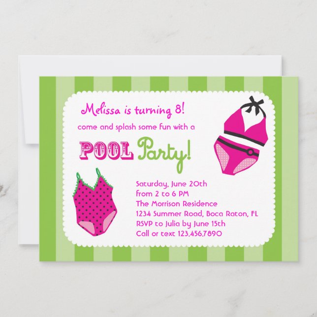 Invitation à l'anniversaire de la fête de la pisci (Devant)