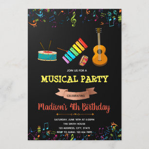 Invitation à l'anniversaire de la fête de musique
