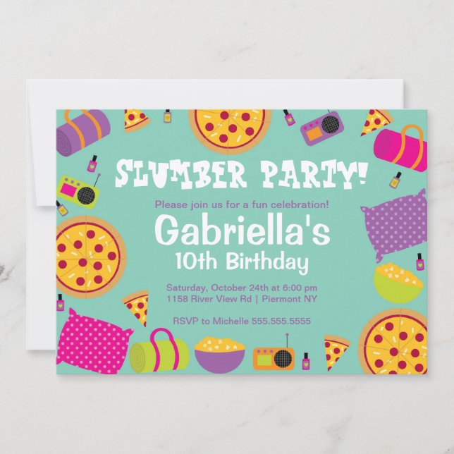 Invitation à l'anniversaire de la fête du bois (Devant)
