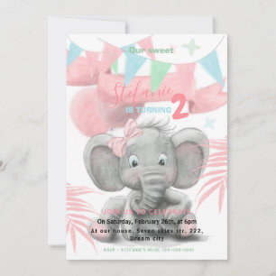 Invitation à l'anniversaire de la fille de la fête