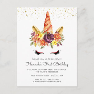 Invitation à l'anniversaire de la florale de l'aut