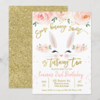 Invitation à l'anniversaire de la folie florale