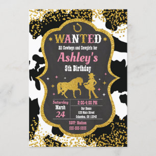 Invitation à l'anniversaire de la jeune fille / Oc