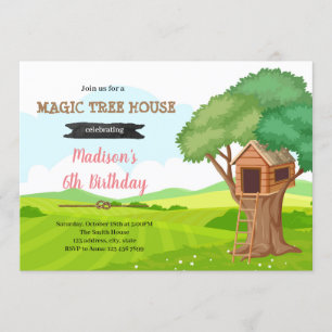 Invitation à l'anniversaire de la maison magique