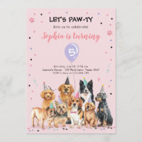 Invitation à l'anniversaire de la marionnette Fête