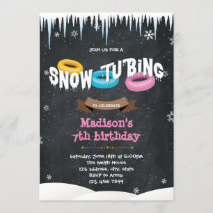 Invitation à l'anniversaire de la neige tueuse