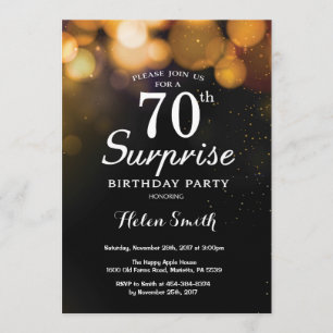 Invitation à l'anniversaire de la Parties scintill