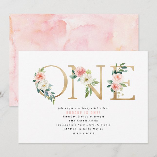 Invitation à l'anniversaire de la pêche et de la f (Devant / Derrière)