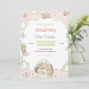 Invitation à l'anniversaire de la première rodéo d