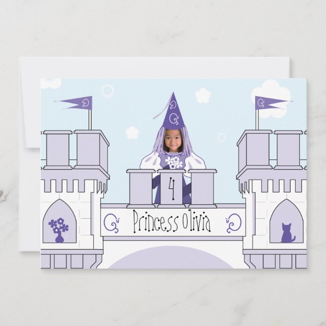 Invitation à l'anniversaire de la princesse (Devant)