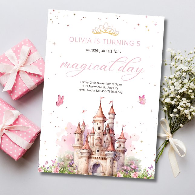 Invitation à l'anniversaire de la princesse, Jour  (Créateur téléchargé)