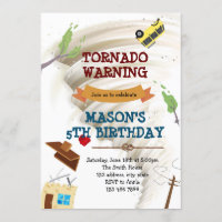 Invitation à l'anniversaire de la Tornade