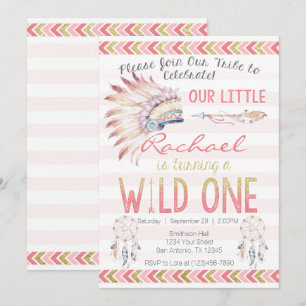 Invitation à l'anniversaire de la tribu des Boho d