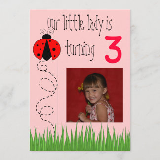 Invitation à l'anniversaire de Ladybug