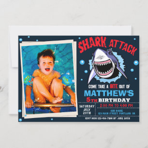 Invitation à l'anniversaire de l'attaque de requin