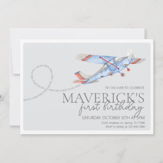 Invitation à l'anniversaire de l'avion