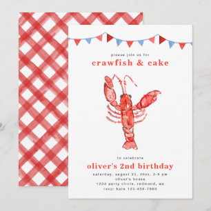 Invitation à l'anniversaire de l'écrevisse   Crawf