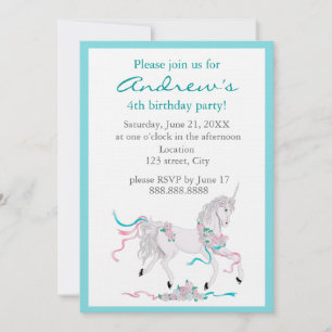 Invitation à l'anniversaire de l'enfant