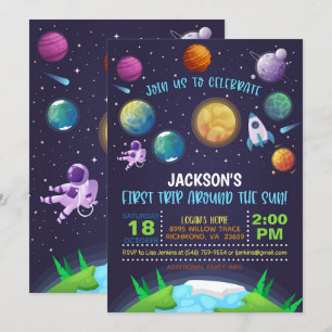 Invitation à l'anniversaire de l'espace - Premier 