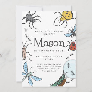 Invitation à l'anniversaire de l'insecte ・ Invitat