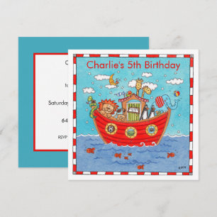 Invitation à l'anniversaire de Noé