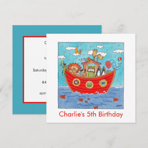 Invitation à l'anniversaire de Noé