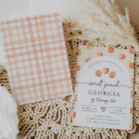 Invitation à l'anniversaire de Peach | Poche aquar