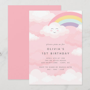 Invitation à l'anniversaire de Rainbow First