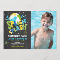 Invitation à l'anniversaire de Splish Splash