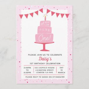 Invitation à l'anniversaire des Filles de gâteaux