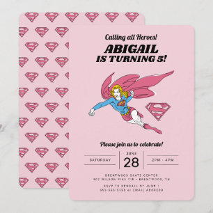 Invitation à l'anniversaire des filles superfilles