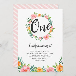 Invitation à l'anniversaire des fleurs joyeuses