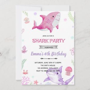 Invitation à l'anniversaire des requins