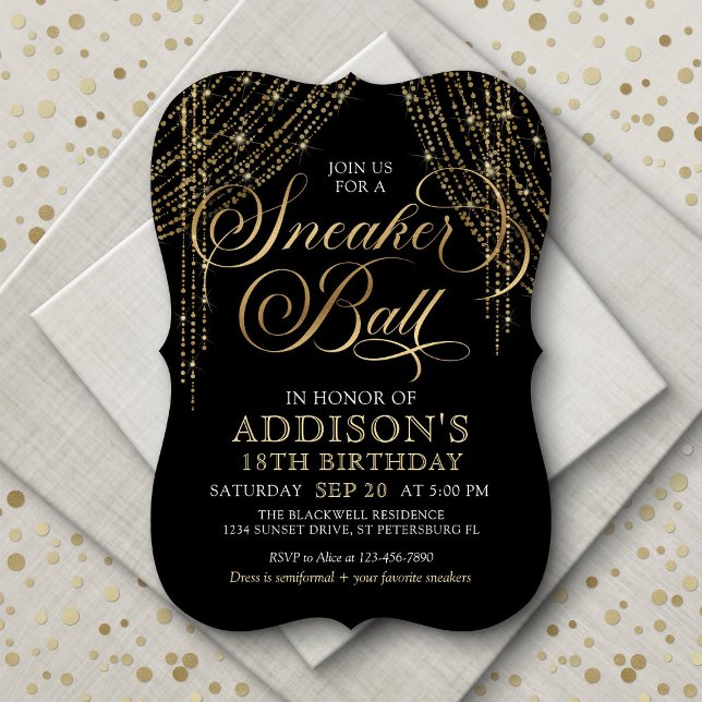 Invitation à l'anniversaire du basket Ball (Créateur téléchargé)