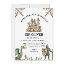Invitation à l'anniversaire du chevalier, Invitati