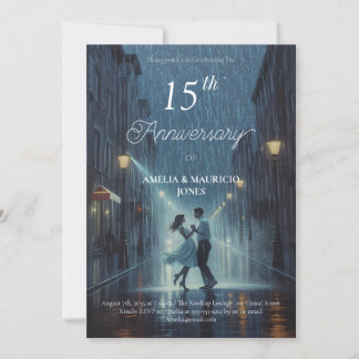 Invitation à l'anniversaire du mariage américain