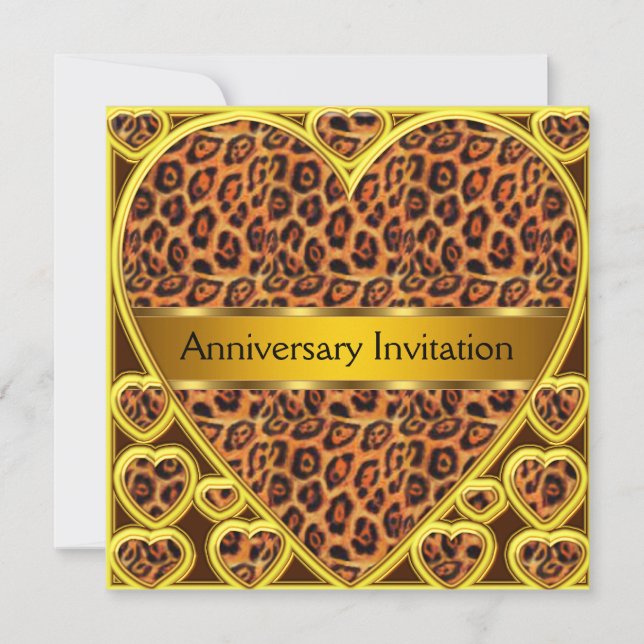 Invitation à l'anniversaire du Mariage Art Déco Le (Devant)