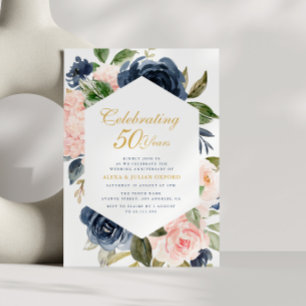 Invitation à l'anniversaire du Mariage floral de l